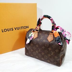 100% Auth Louis Vuitton Speedy 25 Monogram